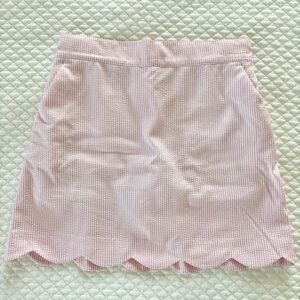 NWOT Vineyard Vines Performance Seersucker Scalloped Skort, Size M (10-12)